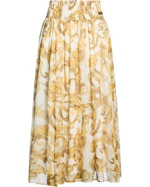 Versace Jeans Couture Maxi Skirt Polyester - Metallic