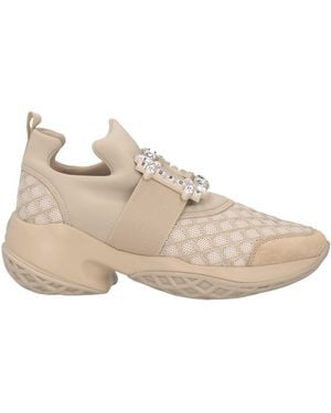 Roger Vivier Sneakers Textile Fibers - Natural