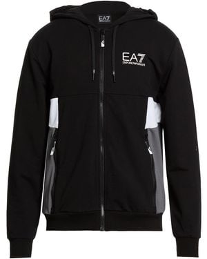 EA7 Sweatshirt Cotton, Polyester, Elastane - Black