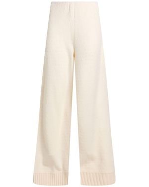 Liviana Conti Ivory Trousers Wool, Polyimide - White