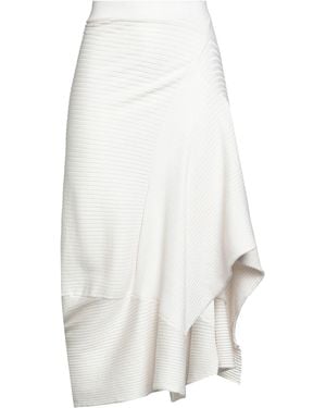 Akep Midi Skirt - White