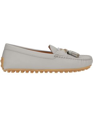 Tod's Light Loafers Leather - Gray