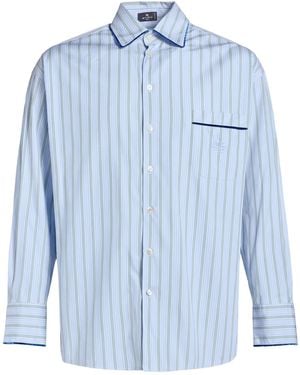 Etro Light Shirt Cotton - Blue