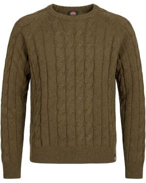 Dickies Military Sweater Cotton, Acrylic - Green