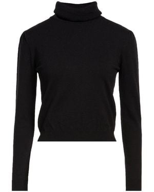Soallure Turtleneck Viscose, Polyester, Polyamide - Black