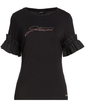 Gattinoni T-Shirt Viscose, Elastane - Black