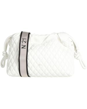 N°21 Cross-Body Bag Textile Fibres - White