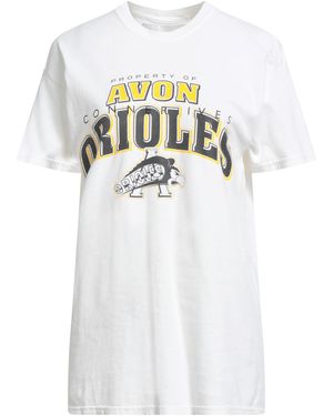 Conner Ives T-Shirt Cotton, Swarovski Crystal - White