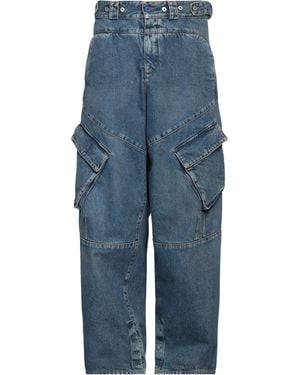 Marcelo Burlon Pantaloni Jeans - Blu