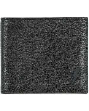 Neil Barrett Wallet Leather - Black