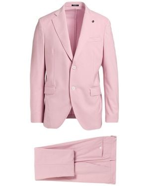 BRERAS Milano Light Suit Polyester, Viscose, Elastane - Pink