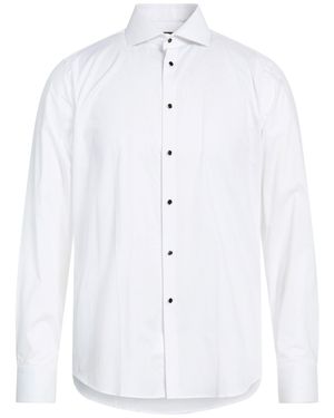 Manuel Ritz Shirt Cotton, Elastane - White