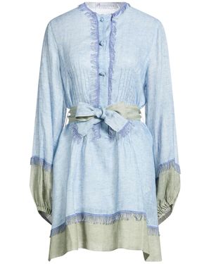 MARYBLOOM Light Mini Dress Linen - Blue