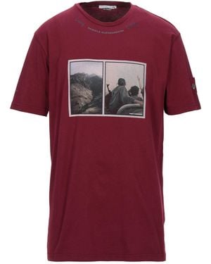 Daniele Alessandrini Burgundy T-Shirt Cotton - Red