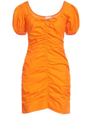 Ganni Mini Dress - Orange