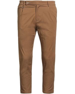 GOLDEN CRAFT 1957 Trousers Cotton, Elastane - Brown
