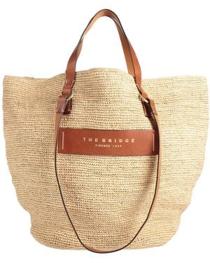 The Bridge Handbag Textile Fibers - Natural