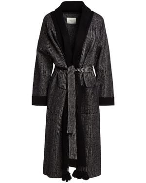 ViCOLO Overcoat & Trench Coat - Black