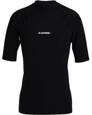 Jil Sander T-Shirt Polyamide, Elastane - Black