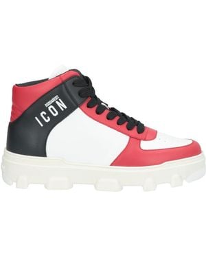 DSquared² Icon Trainers Leather - Red