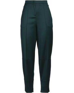 パンツ SEMICOUTURE Viscose and virgin wool trousers Semicouture Viscose And Virgin Wool Trousers in Brown | Lyst