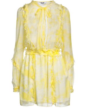 MSGM Mini Dress - Yellow
