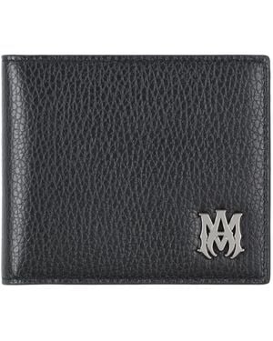 Amiri Wallet Leather, Zamak - Black
