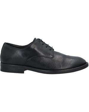 Seboy's Lace-Up Shoes Soft Leather - Black