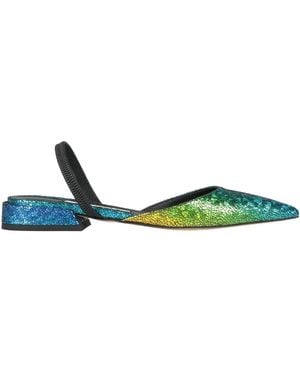 Kalliste Azure Ballet Flats Leather - Green