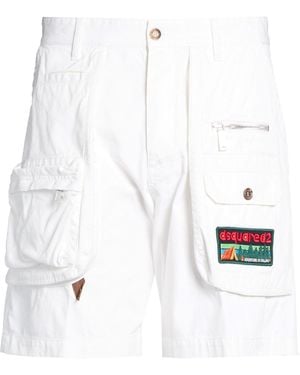 DSquared² Shorts & Bermuda Shorts - White