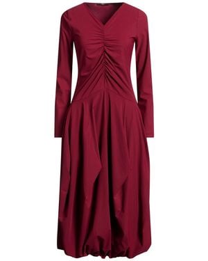 High Midi Dress - Red