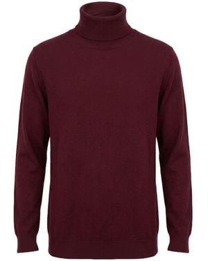 Alpha Studio Turtlenecks - Red