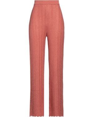 Fedeli Trousers Linen, Cotton - Red