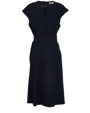 Marella Midi Dress Polyester, Viscose, Elastane - Blue