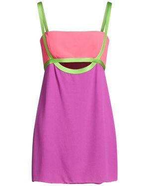 Versace Mini Dress Acetate, Viscose, Silk - Pink