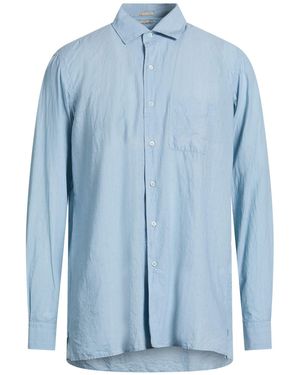 Massimo Alba Sky Shirt Cotton - Blue