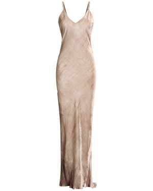 Gentry Portofino Light Maxi Dress Viscose, Silk - Natural