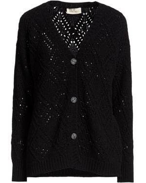 Bruno Manetti Cardigan Virgin Wool, Cashmere - Black