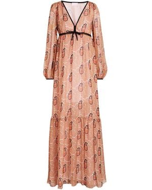 Giamba Maxi Dress - Pink