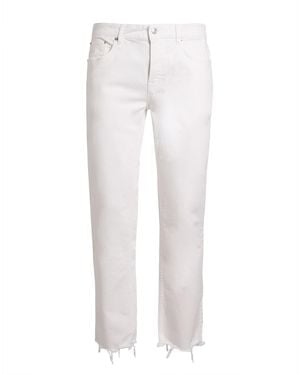 Department 5 Jeans Cotton, Rubber - White