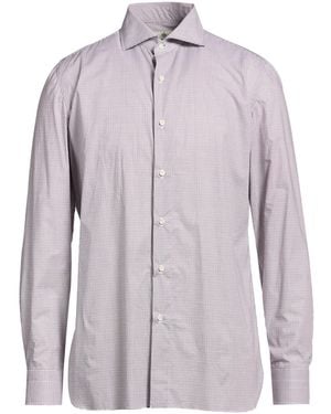 Luigi Borrelli Napoli Shirt Cotton - Purple