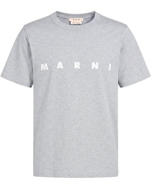 Marni T-Shirt Cotton - Gray