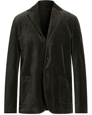 Aspesi Dark Blazer Cotton - Black