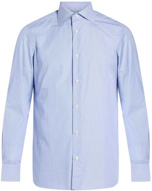 Luigi Borrelli Napoli Chemise - Bleu