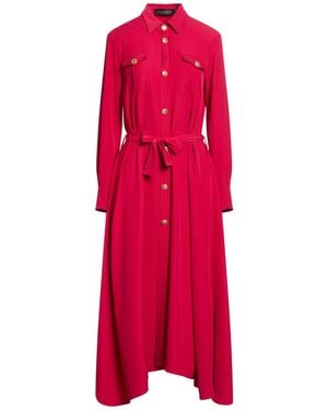 Nora Barth Maxi Dress Polyester, Viscose, Elastane - Red