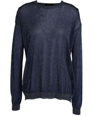 Roberto Collina Sweater Viscose, Metallic Polyester - Blue