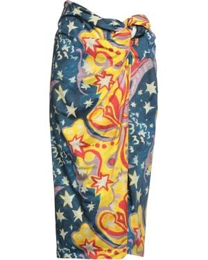 Marni Midi Skirt Cotton - Blue