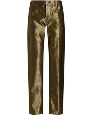 Department 5 Pants Cotton, Rayon, Polyethylene - Green
