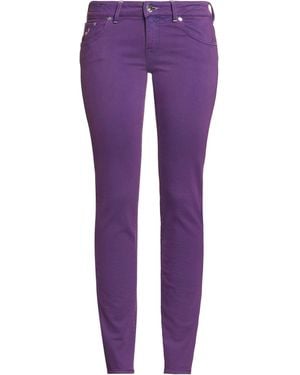 Jacob Cohen Pants Cotton, Elastane - Purple