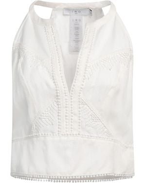 IRO Top Viscose, Linen, Cotton - White